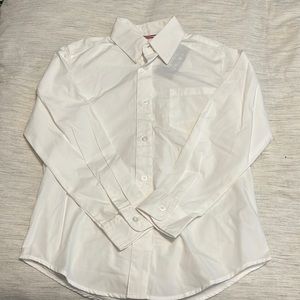Boys white dress shirt